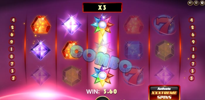 Voittokierros Starburst Xxxtreme-slotissa 