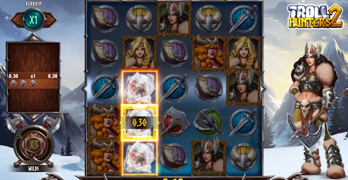 Voittokierros Troll Hunters 2-slotissa