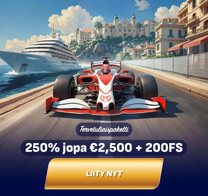 Wonaco bonus uusille pelaajille