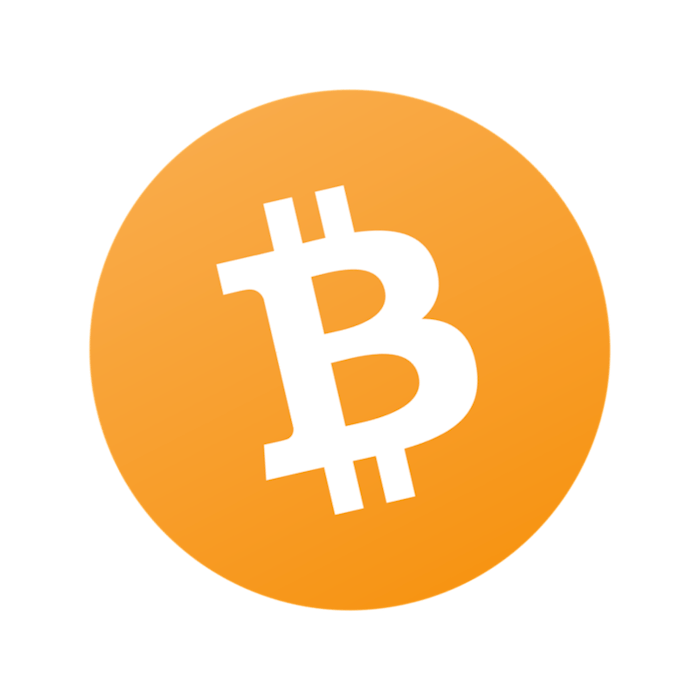 Bitcoin-virtuaalivaluutan symboli