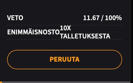 Kierrätys 11,67 prosentin kohdalla.