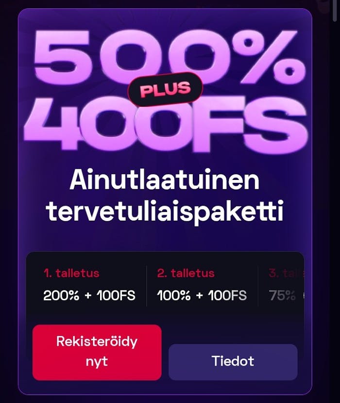 Ybets tervetuliaisbonus