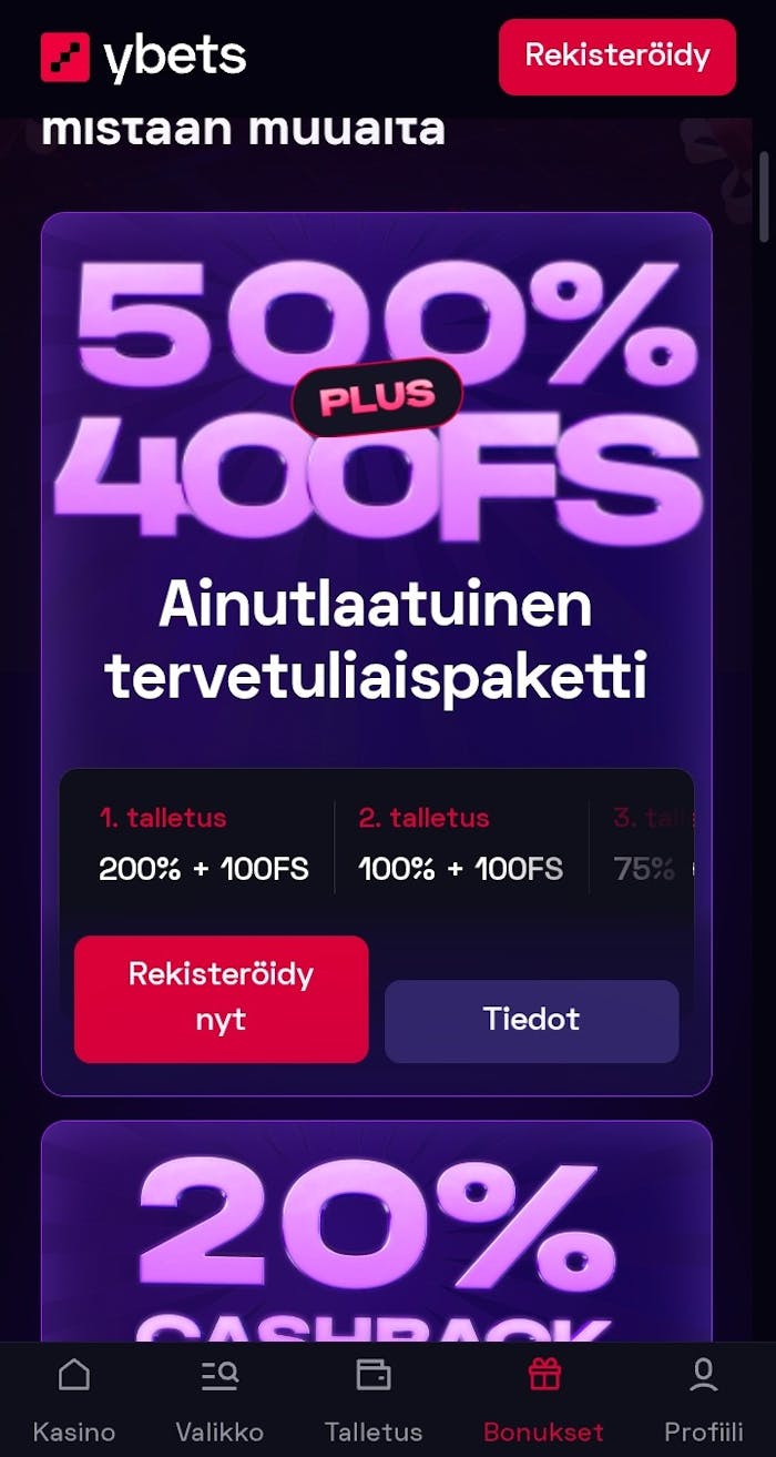 Ybets mobiilin?kym?