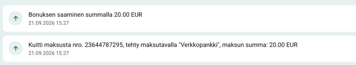 Vahvistettu bonus Vivatbetillä.